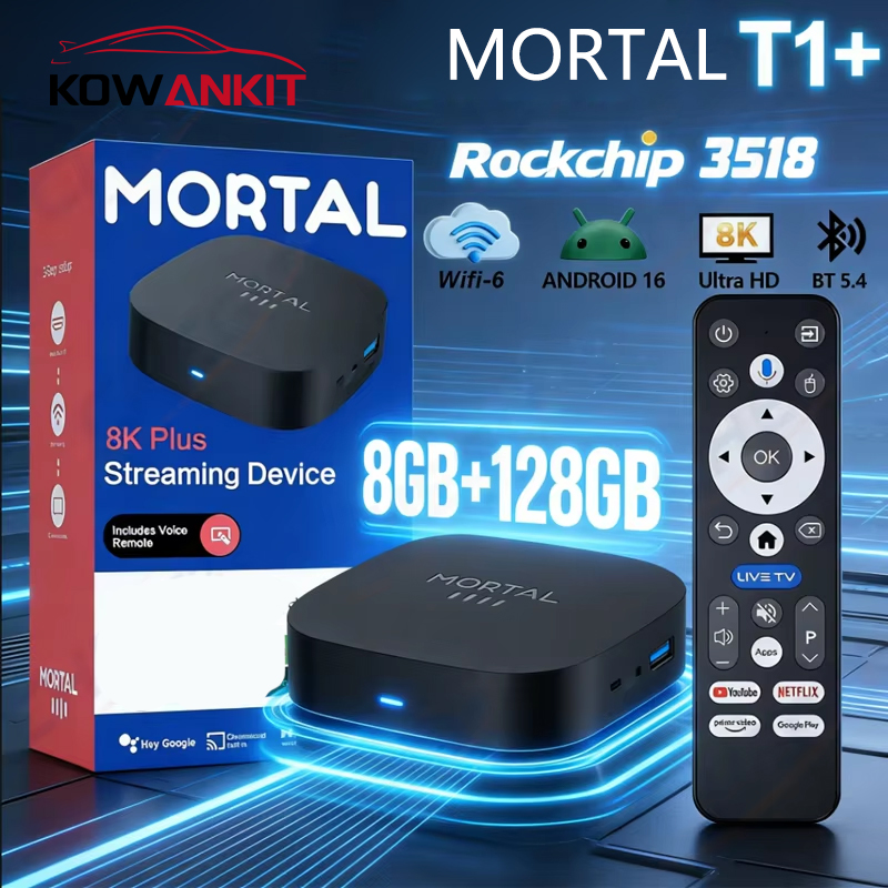 Khadas Vim4 8Gb - 2026 Neuer Android TV Box T1+