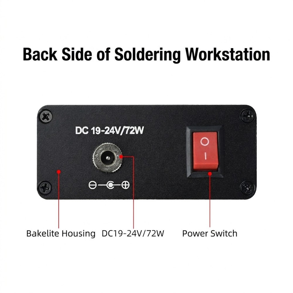 Soldering Station T12 Oled - T12 Lötstation AC100‑240V OLED-Digitalanzeige 72W Lötstation