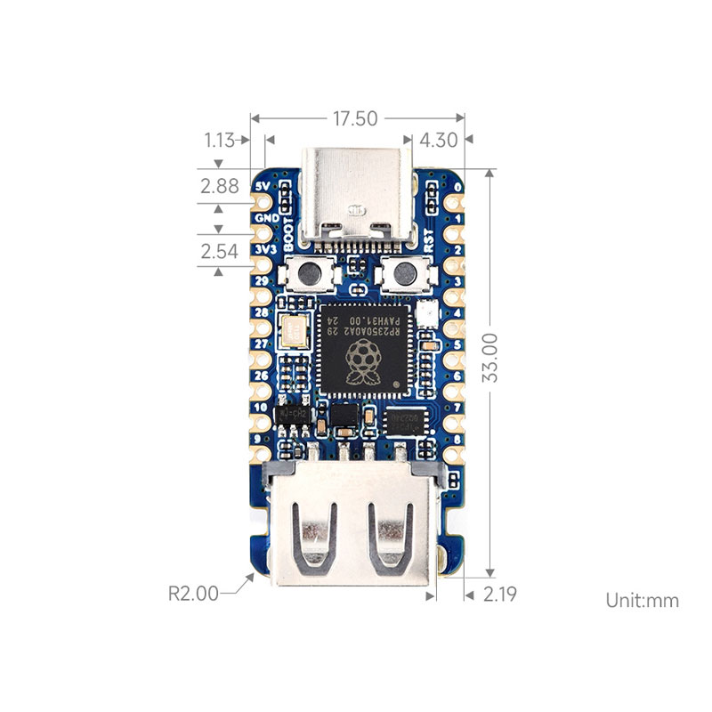 Raspberry Pi Pico 2 RP2350-USB – Banana Pi Bpi-M5 Bewertung und Preis